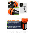 outdoor working professional battery led search light with side lamp